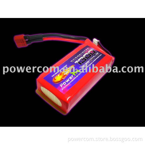 11.1v 1300mAh 25C Flight LiPo Pack